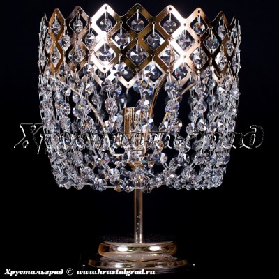Хрустальная настольная лампа Корона №2
