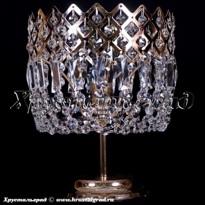 Хрустальная настольная лампа Корона №4 Пластина